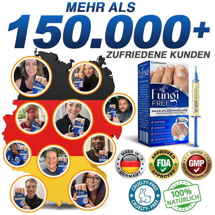 🇩🇪 CareBreeze® Fungi Free Bienengift-Nagelbehandlung ✨