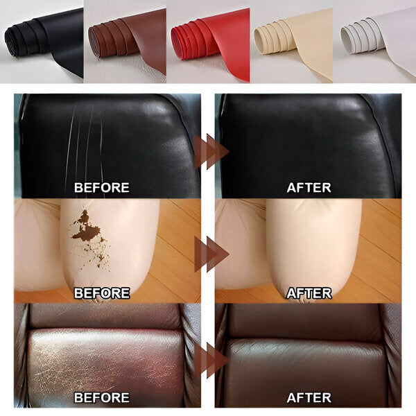 Special patches for repairing car leather