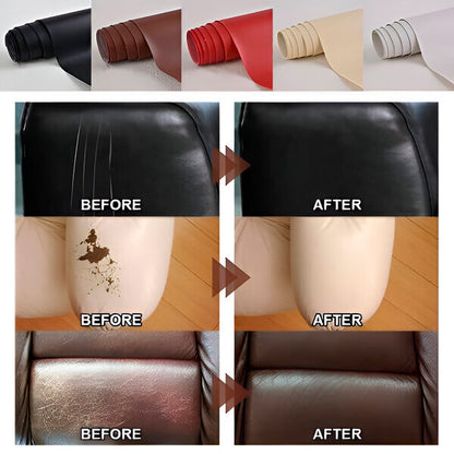 Special patches for repairing car leather